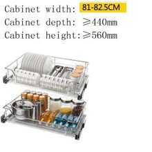 Load image into Gallery viewer, Para Armario De Cosina Accessories Drawer For Stainless Steel Organizer Cuisine Cozinha Kitchen Cabinet Storage Basket

