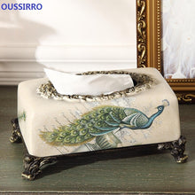 Load image into Gallery viewer, OUSSIRRO 2018 NEW Chinese style Luxury Tissue Box Fashion Elegant Household living Room Desktop Towel Napkin Tissue Holder
