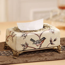 Load image into Gallery viewer, OUSSIRRO 2018 NEW Chinese style Luxury Tissue Box Fashion Elegant Household living Room Desktop Towel Napkin Tissue Holder
